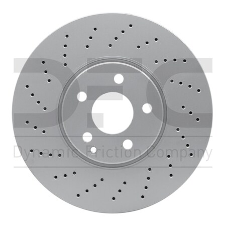 Dynamic Friction Co DFC GEOSPEC COATED ROTOR - DRILLED 624-63059